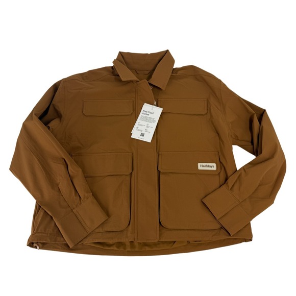 Halfdays Jackets & Blazers - Halfdays Women's Nan Field Jacket Full Zip Nuthatch Brown Size XSMALL XS NWT